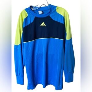 Adidas Goalkeeper 80s Jersey Blue - Yellow Long Sleeve Size L